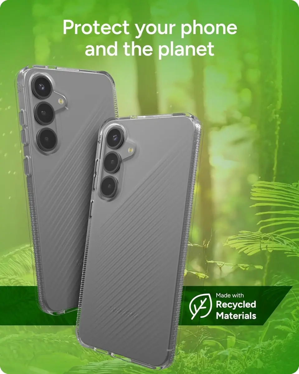 ZAGG Luxe Samsung Galaxy S25 Plus Hoesje 3M Valbescherming Transparant afbeelding 5