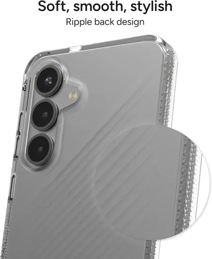 ZAGG Luxe Samsung Galaxy S25 Plus Hoesje 3M Valbescherming Transparant afbeelding 6