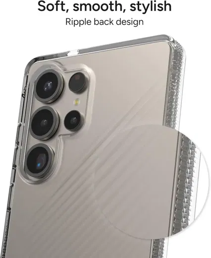 ZAGG Luxe Samsung Galaxy S25 Ultra Hoesje 3M Valbescherming Transparant afbeelding 8