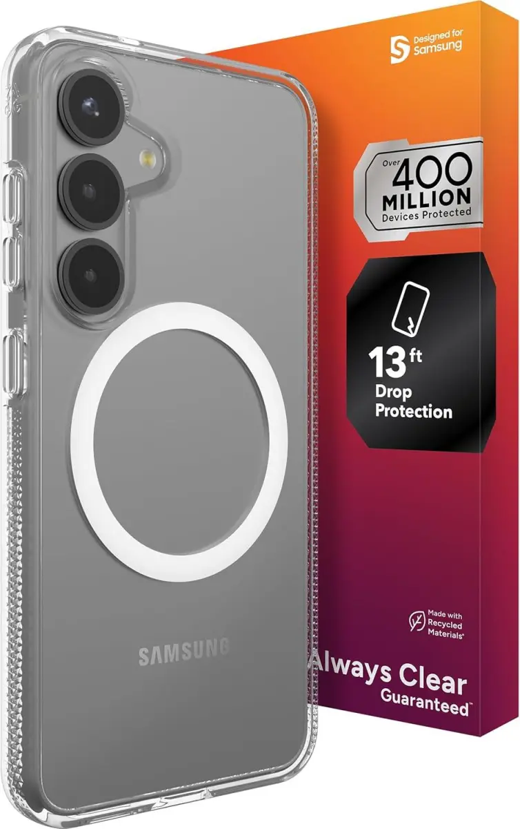 ZAGG Crystal Palace Snap Samsung Galaxy S25 Plus Hoesje Magsafe Transparant afbeelding 1