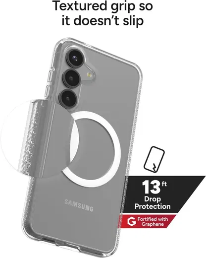 ZAGG Crystal Palace Snap Samsung Galaxy S25 Plus Hoesje Magsafe Transparant afbeelding 3