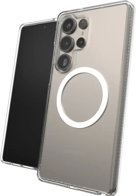 ZAGG Crystal Palace Snap Samsung Galaxy S25 Ultra Hoesje Magsafe Transparant afbeelding 2