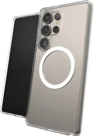 ZAGG Crystal Palace Snap Samsung Galaxy S25 Ultra Hoesje Magsafe Transparant afbeelding 2