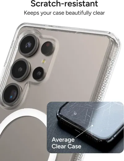 ZAGG Crystal Palace Snap Samsung Galaxy S25 Ultra Hoesje Magsafe Transparant afbeelding 5