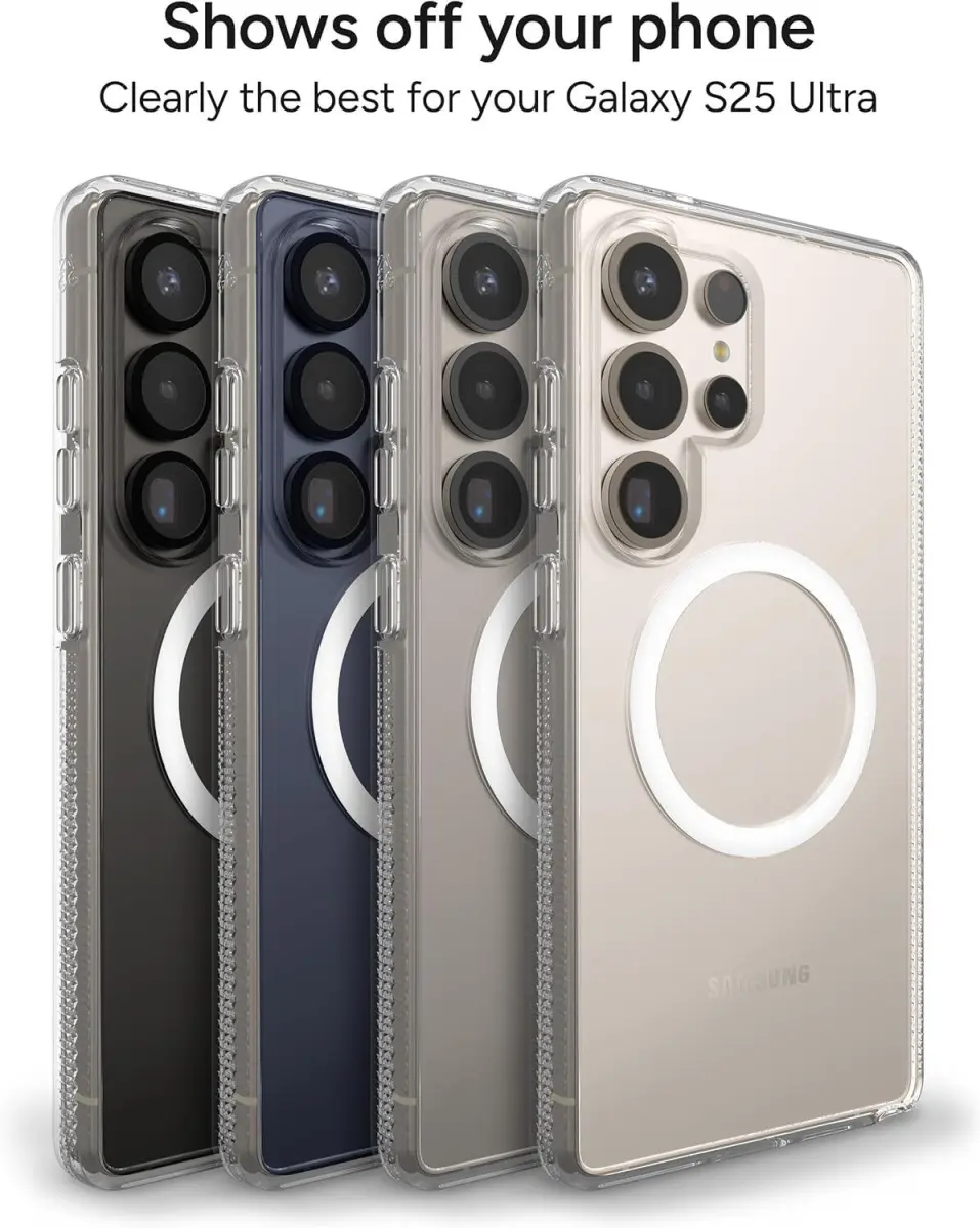 ZAGG Crystal Palace Snap Samsung Galaxy S25 Ultra Hoesje Magsafe Transparant afbeelding 7