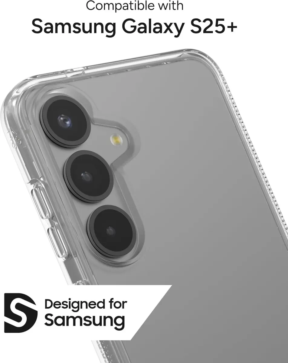 ZAGG Crystal Palace Kickstand Samsung Galaxy S25 Plus Hoesje Transparant afbeelding 2