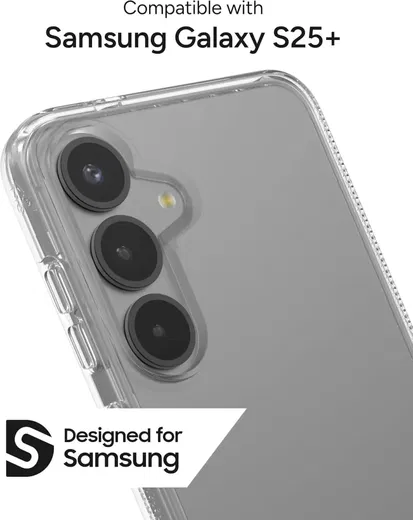ZAGG Crystal Palace Kickstand Samsung Galaxy S25 Plus Hoesje Transparant afbeelding 2