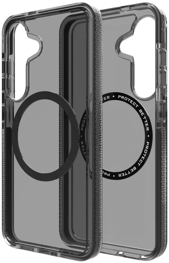 ZAGG Santa Cruz Snap Samsung Galaxy S25 Hoesje Magnetic Back Cover Zwart afbeelding 1