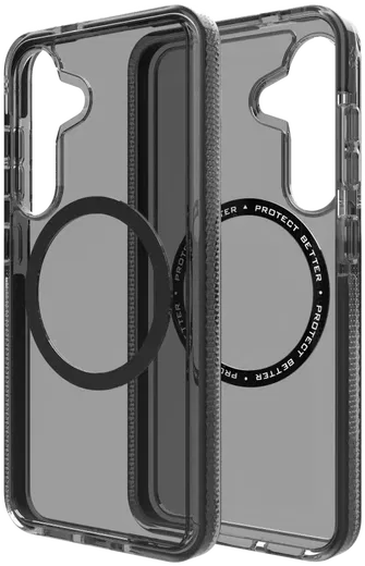 ZAGG Santa Cruz Snap Samsung Galaxy S25 Hoesje Magnetic Back Cover Zwart afbeelding 1