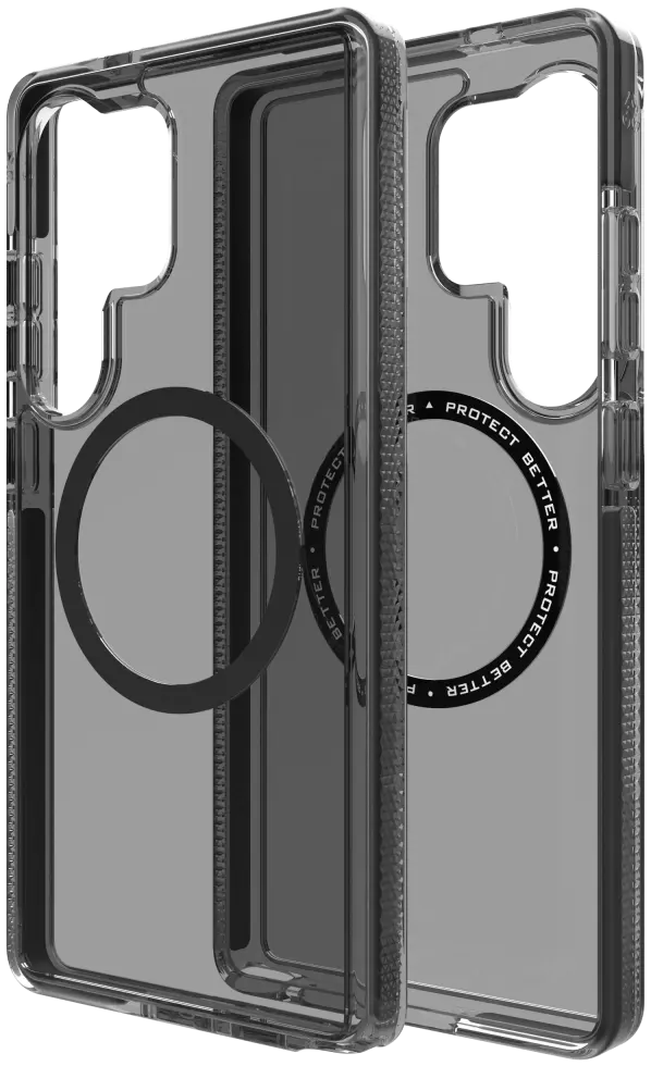 ZAGG Santa Cruz Snap Samsung Galaxy S25 Ultra Hoesje Magnetic Back Cover Zwart afbeelding 1