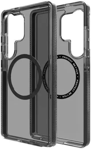 ZAGG Santa Cruz Snap Samsung Galaxy S25 Ultra Hoesje Magnetic Back Cover Zwart afbeelding 1