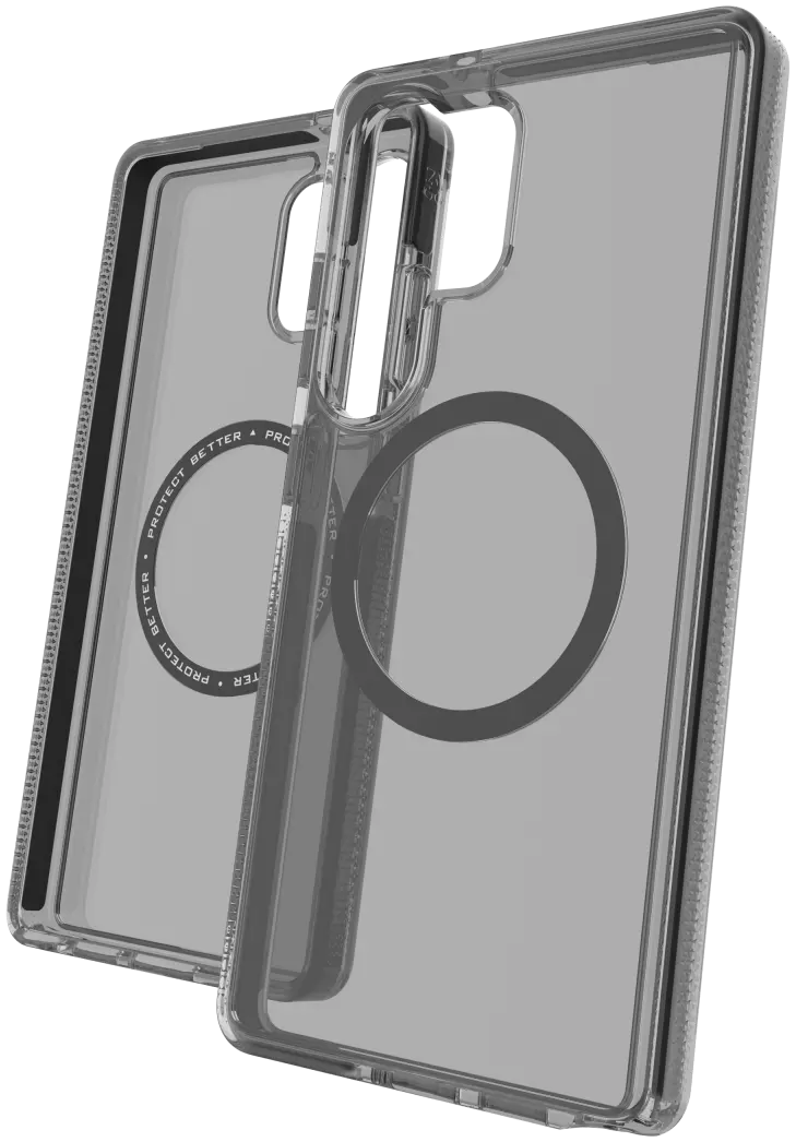 ZAGG Santa Cruz Snap Samsung Galaxy S25 Ultra Hoesje Magnetic Back Cover Zwart afbeelding 3