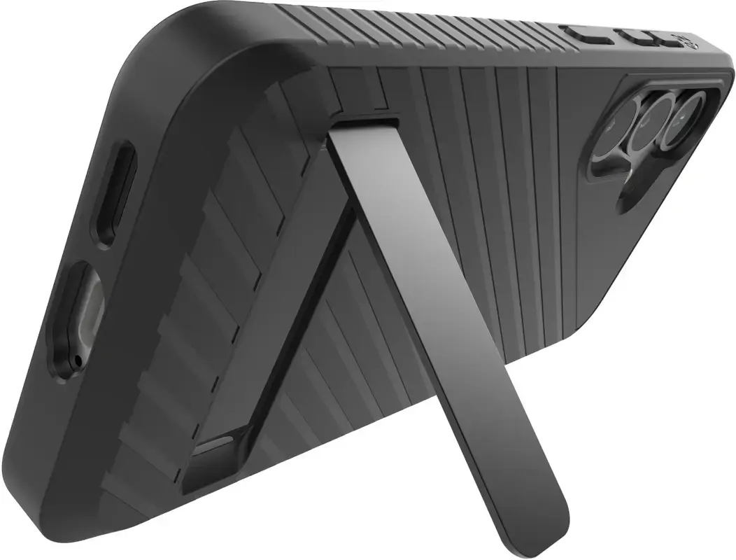 ZAGG Denali Kickstand Samsung Galaxy S25 Hoesje Back Cover Zwart afbeelding 8