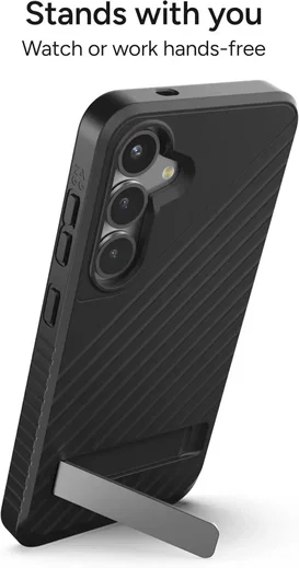 ZAGG Denali Kickstand Samsung Galaxy S25 Hoesje Back Cover Zwart afbeelding 9