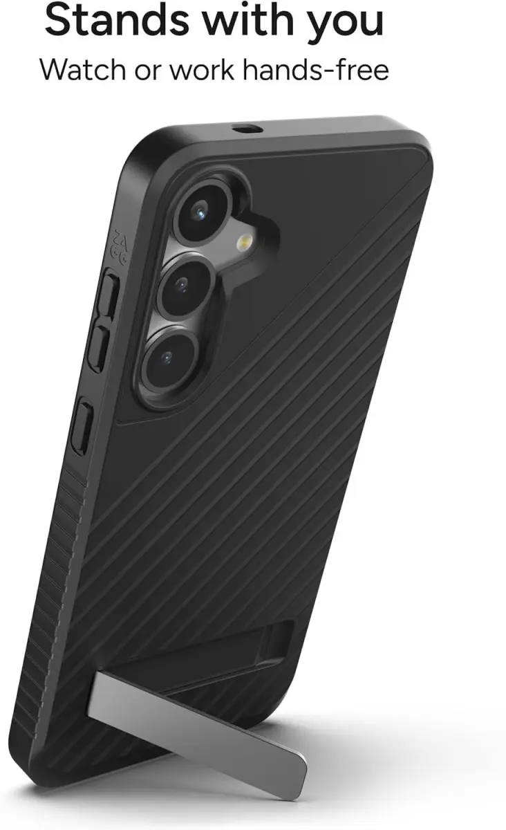 ZAGG Denali Kickstand Samsung Galaxy S25 Plus Hoesje Back Cover Zwart afbeelding 3