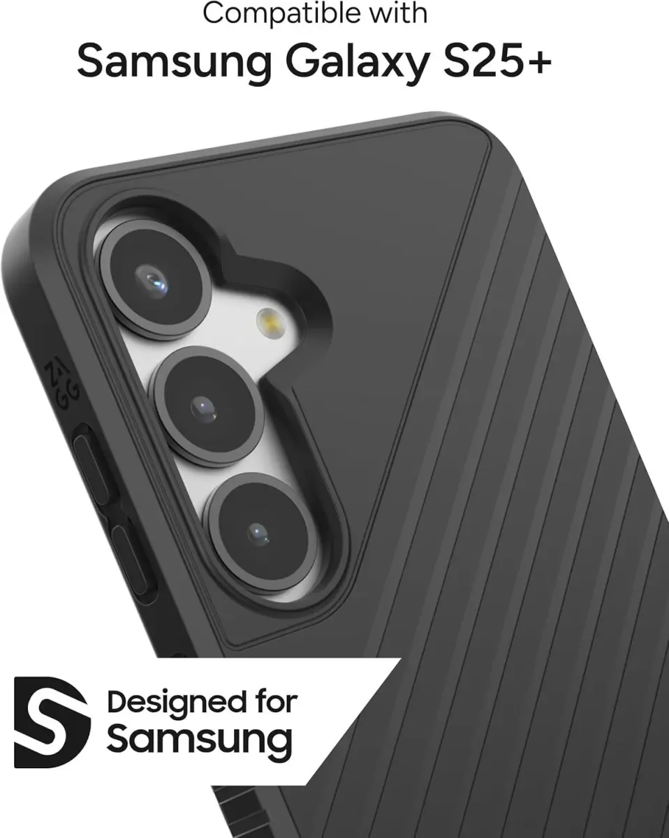 ZAGG Denali Kickstand Samsung Galaxy S25 Plus Hoesje Back Cover Zwart afbeelding 5