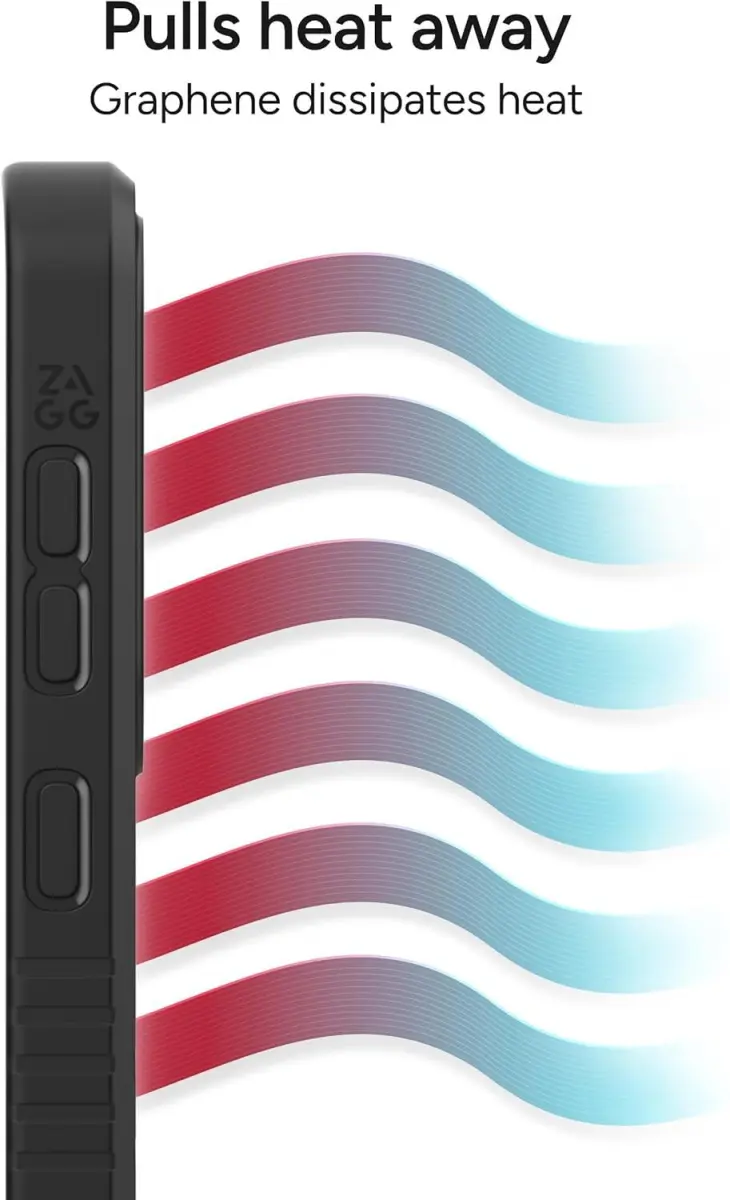 ZAGG Denali Kickstand Samsung Galaxy S25 Plus Hoesje Back Cover Zwart afbeelding 6