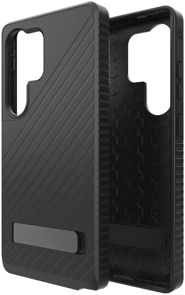 ZAGG Denali Kickstand Samsung Galaxy S25 Ultra Hoesje Back Cover Zwart afbeelding 2