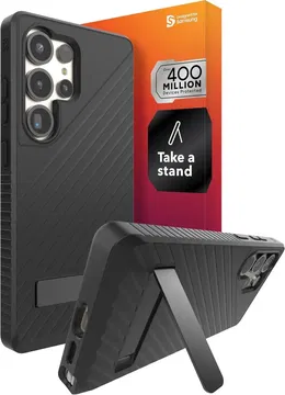 ZAGG Denali Kickstand Samsung Galaxy S25 Ultra Hoesje Back Cover Zwart