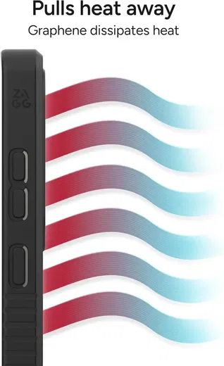 ZAGG Denali Kickstand Samsung Galaxy S25 Ultra Hoesje Back Cover Zwart afbeelding 7