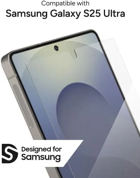 ZAGG InvisibleShield Fusion XTR4 Samsung Galaxy S25 Ultra Screen Protector afbeelding 3