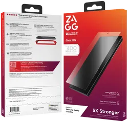 InvisibleShield Glass Elite Samsung Galaxy S25 Ultra Screen Protector afbeelding