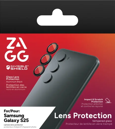 InvisibleShield Premium GL (CameraRings) Samsung Galaxy S25 afbeelding 1
