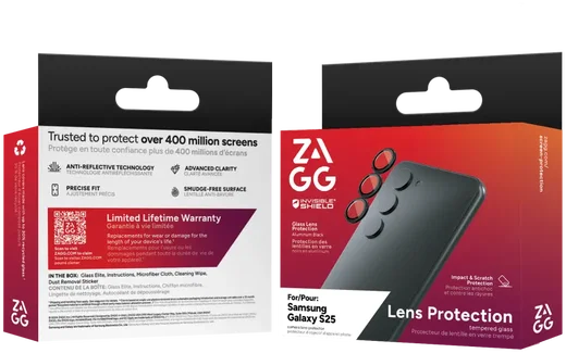 InvisibleShield Premium GL (CameraRings) Samsung Galaxy S25 afbeelding 6