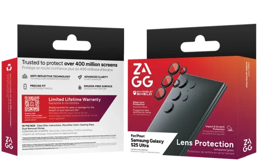 InvisibleShield Premium GL (CameraRings) Samsung Galaxy S25 Ultra afbeelding 6