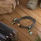 4smarts USB-C naar USB-C 240W 3-in-1 Kabel met Lamp en Aansteker 1.5M Zwart afbeelding 6