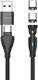 4smarts USB-C/USB-A naar USB-C 100W Magnetische Oplaad Kabel PD 1.8 Meter Zwart afbeelding 3