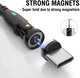 4smarts USB-C/USB-A naar USB-C 100W Magnetische Oplaad Kabel PD 1.8 Meter Zwart afbeelding 6