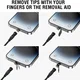 4smarts USB-C/USB-A naar USB-C 100W Magnetische Oplaad Kabel PD 1.8 Meter Zwart afbeelding 10