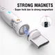 4smarts USB-C/USB-A naar USB-C 100W Magnetische Oplaad Kabel PD 1.8 Meter Wit afbeelding 4