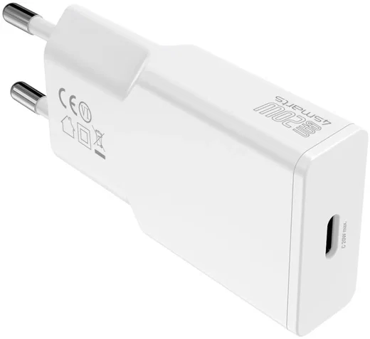 4Smarts 20W Slim USB-C Adapter met USB-C Kabel 1.5 Meter Power Delivery Wit afbeelding 10
