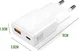 4smarts 20W GaN Mini Oplader USB-C Power Delivery + USB-A QC Wit afbeelding 4