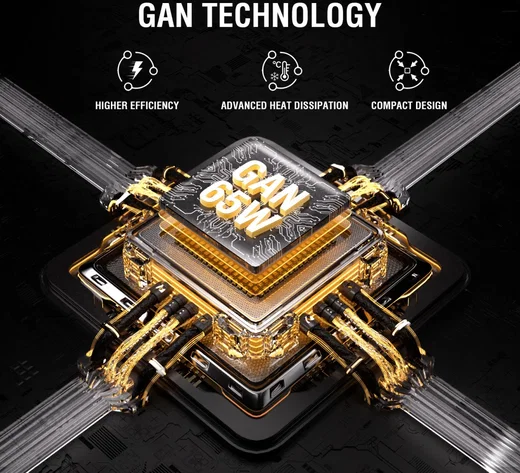 4Smarts FlatPlug 65W Power Delivery / Quick Charge USB-C / USB-A Adapter Wit afbeelding 10
