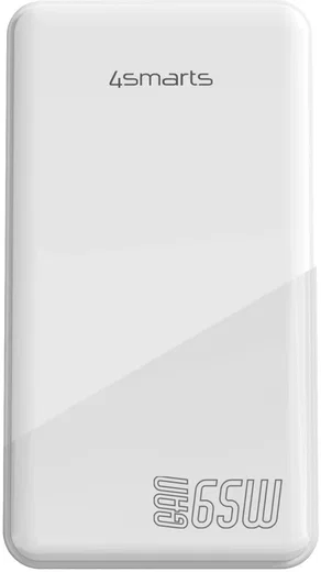 4Smarts FlatPlug 65W Power Delivery / Quick Charge USB-C / USB-A Adapter Wit afbeelding 2