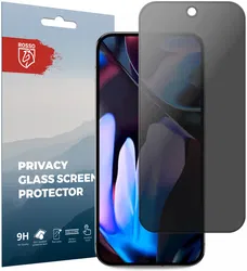 Rosso Google Pixel 9 Pro XL 9H Tempered Glass Screen Protector Privacy afbeelding