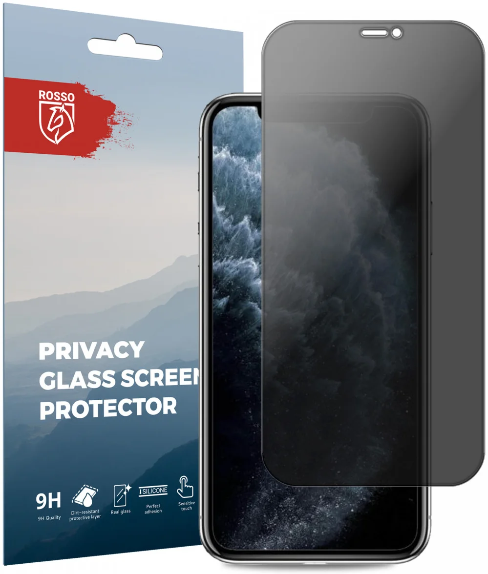 Rosso Apple iPhone 11 Pro Max 9H Tempered Glass Screen Protector Privacy afbeelding 1