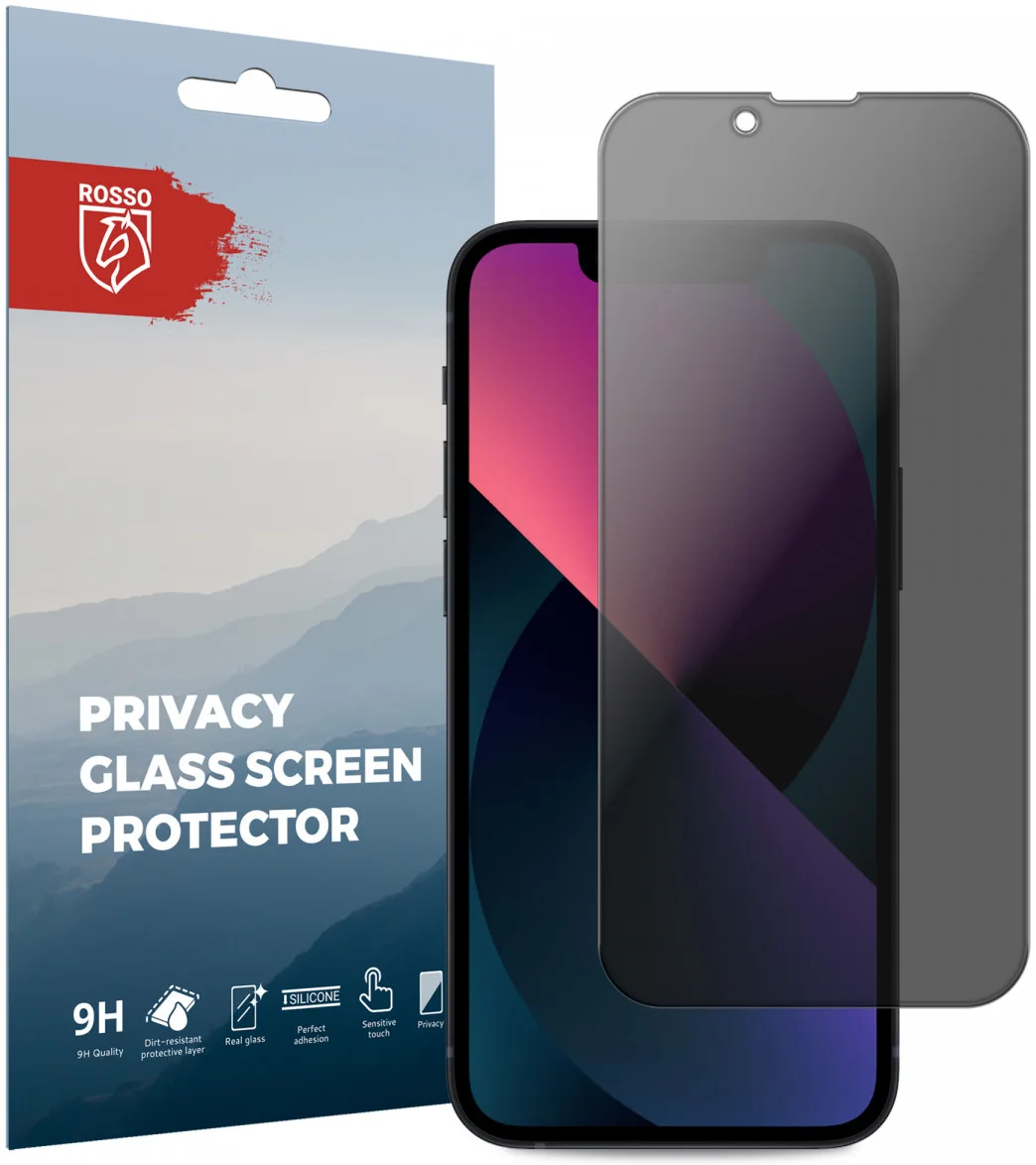 Rosso Apple iPhone 13 Mini 9H Tempered Glass Screen Protector Privacy afbeelding 1