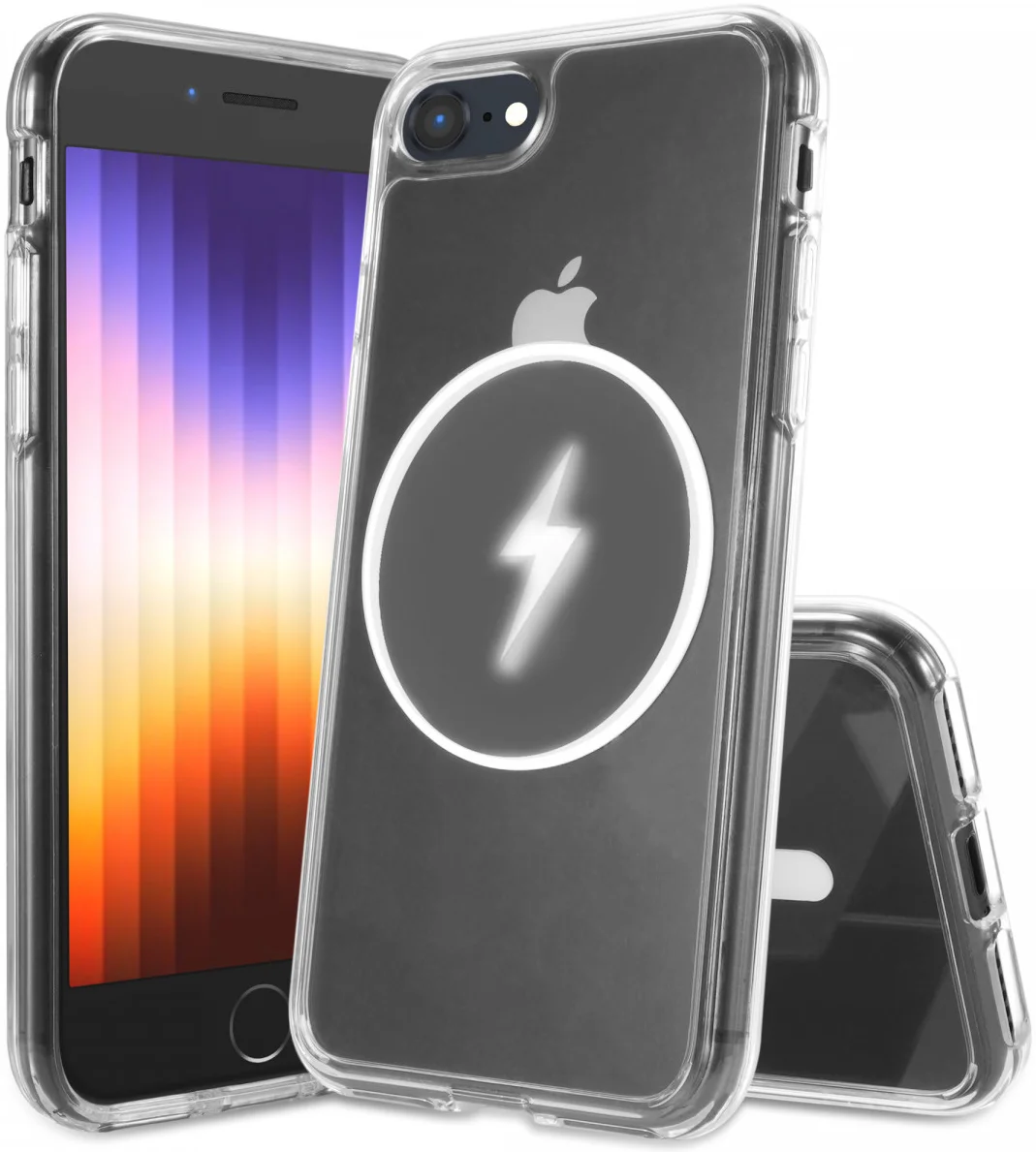 iPhone SE (2022 / 2020) / 8 / 7 Hoesje Hard Back Cover met MagSafe Transparant afbeelding 7