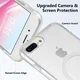Apple iPhone 8 Plus / 7 Plus Hoesje Hard Back Cover met MagSafe Transparant afbeelding 4