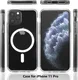 Apple iPhone 11 Pro Hoesje Hard Back Cover met MagSafe Transparant afbeelding 8