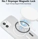 Apple iPhone 12 / 12 Pro Hoesje Hard Back Cover met MagSafe Transparant afbeelding 3