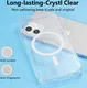 Apple iPhone 12 / 12 Pro Hoesje Hard Back Cover met MagSafe Transparant afbeelding 6