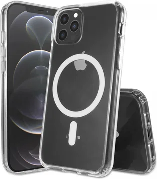 Apple iPhone 12 Pro Max Hoesje Hard Back Cover met MagSafe Transparant