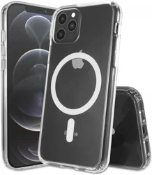 Apple iPhone 12 Pro Max Hoesje Hard Back Cover met MagSafe Transparant afbeelding