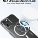 Apple iPhone 12 Pro Max Hoesje Hard Back Cover met MagSafe Transparant afbeelding 3