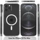 Apple iPhone 12 Pro Max Hoesje Hard Back Cover met MagSafe Transparant afbeelding 8